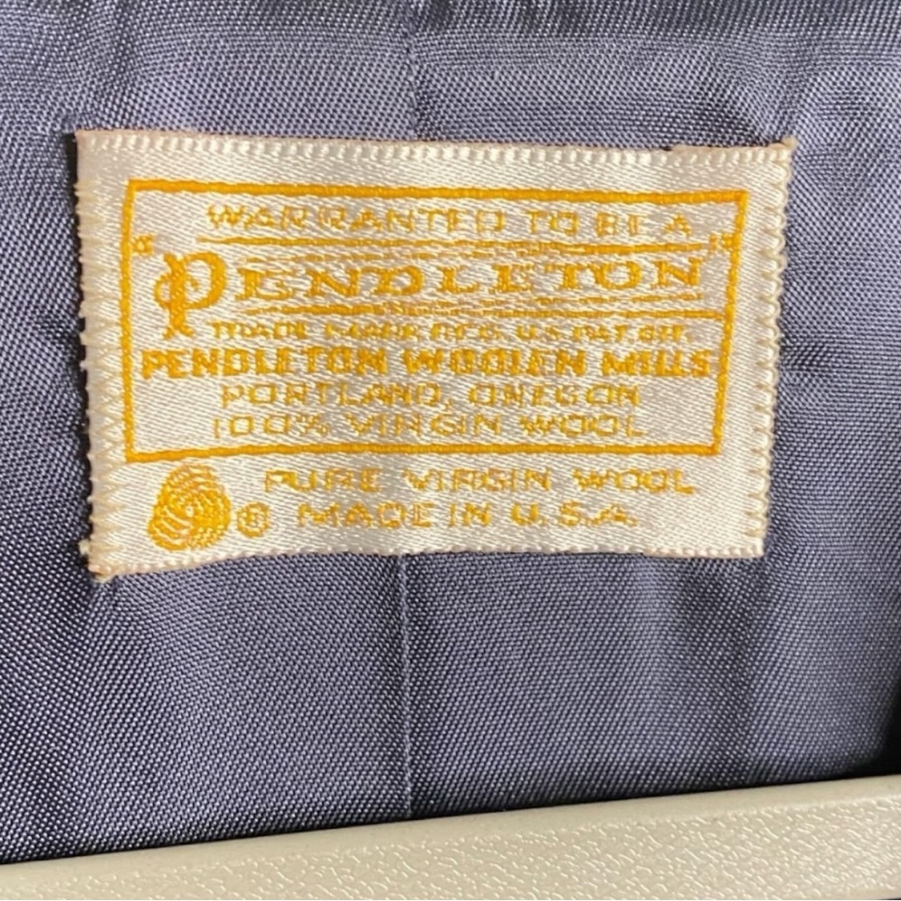 Pendleton Navy Blazer With Button Detail - image 2